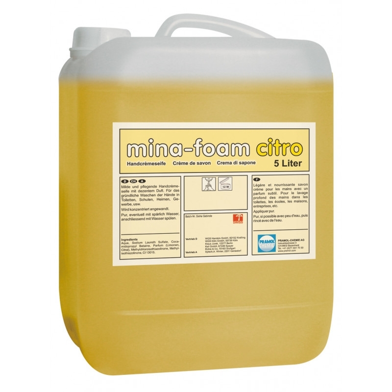Schaumseife mina-foam Citro, 10 l