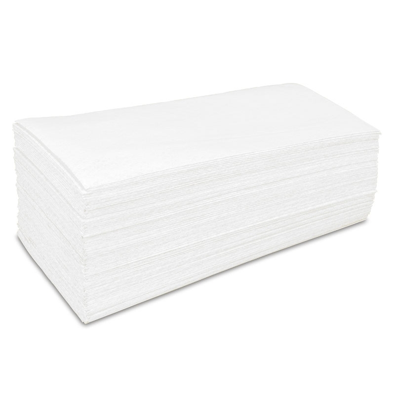 Chiffon dépoussiérant en viscose, imprégné, blanc, 600 x 250 mm, 100 chiffons