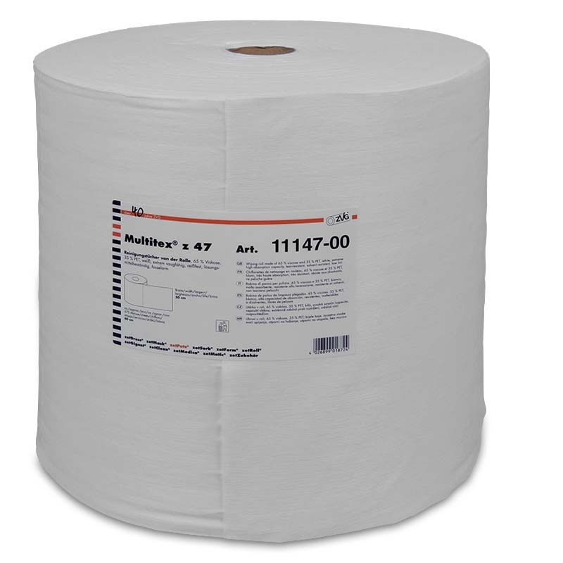 Multitex® Z47 Putztuchrolle, weiss, ca. 475 Abrisse à 400 x 300 mm