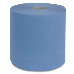 Multiclean® Putztuchrolle, blau, 2-lagig, ca. 1000 Abrisse à 350 x 290 mm