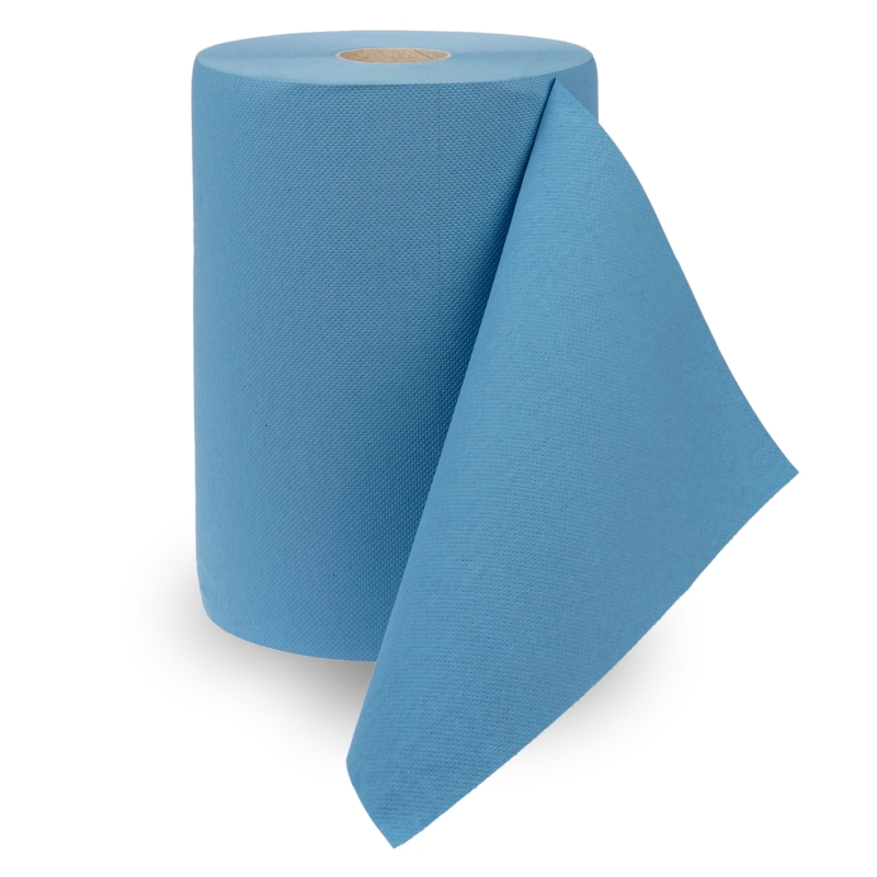 Multiclean® Plus rouleau de chiffons de nettoyage, bleu, 3 couches, env. 500 coupons de 350 x 370 mm