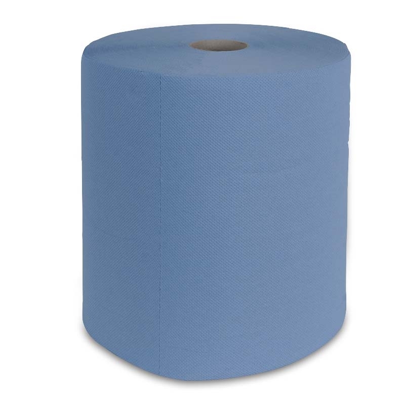 Multiclean® Putztuchrolle, blau, 3-lagig, ca. 500 Abrisse à 370 x 350 mm