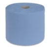 Rouleau de chiffons Multiclean®, bleu, 2 couches, env. 1000 feuilles détachables de 380 x 235 mm
