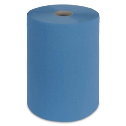 Multiclean® Putztuchrolle, blau, 2-lagig, ca. 1000 Abrisse à 350 x 370 mm