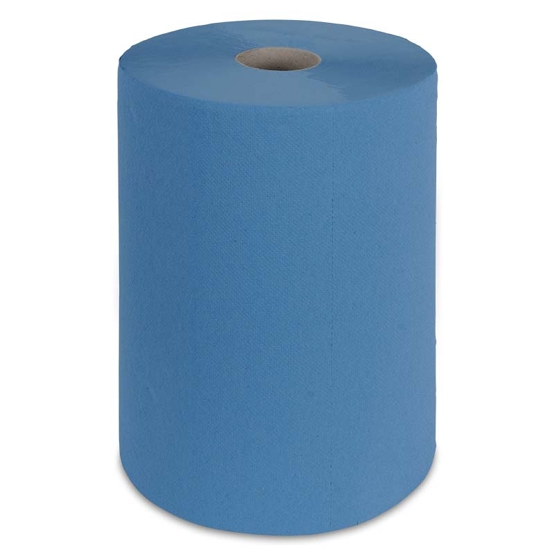Multiclean® rouleau de chiffons de nettoyage, bleu, 2 couches, env. 1000 coupons de 350 x 370 mm