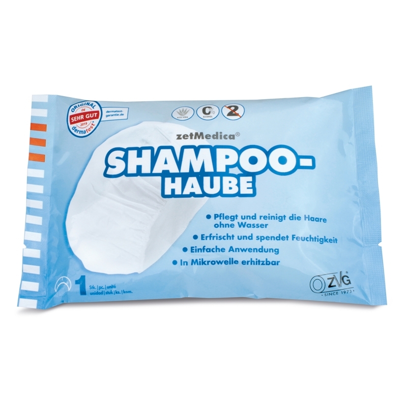 Bonnet de douche humide à usage unique, blanc, 1 carton de 24 sachets