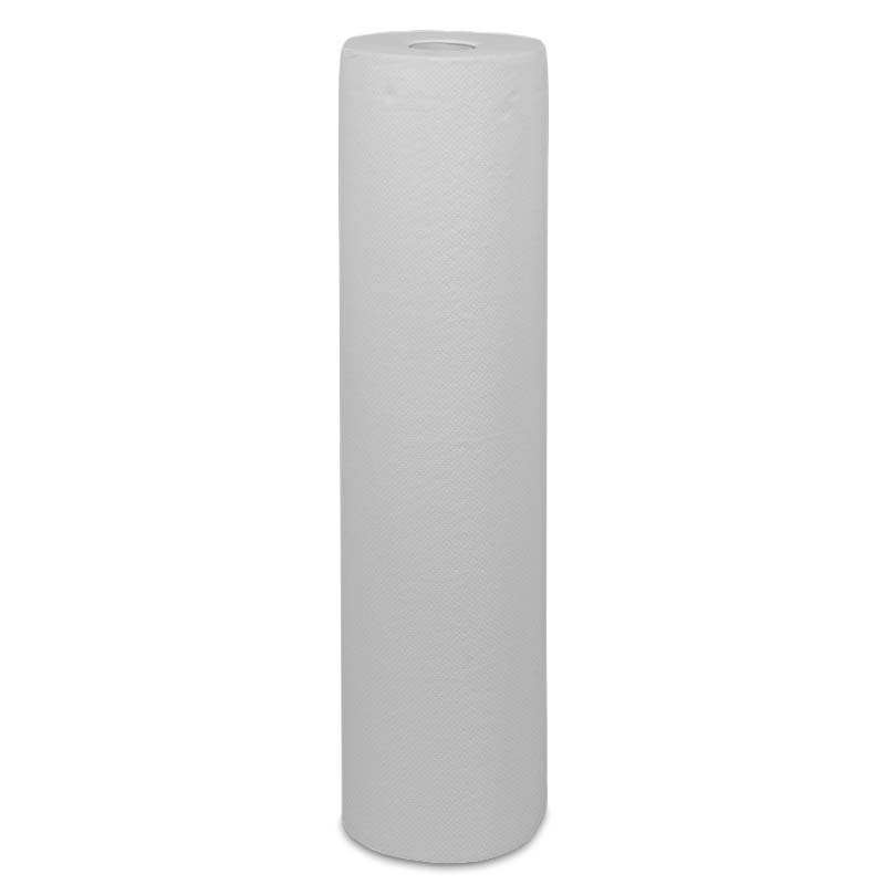 Rouleau de papier tissue médical, ultra blanc, 2 couches, largeur env. 550 mm