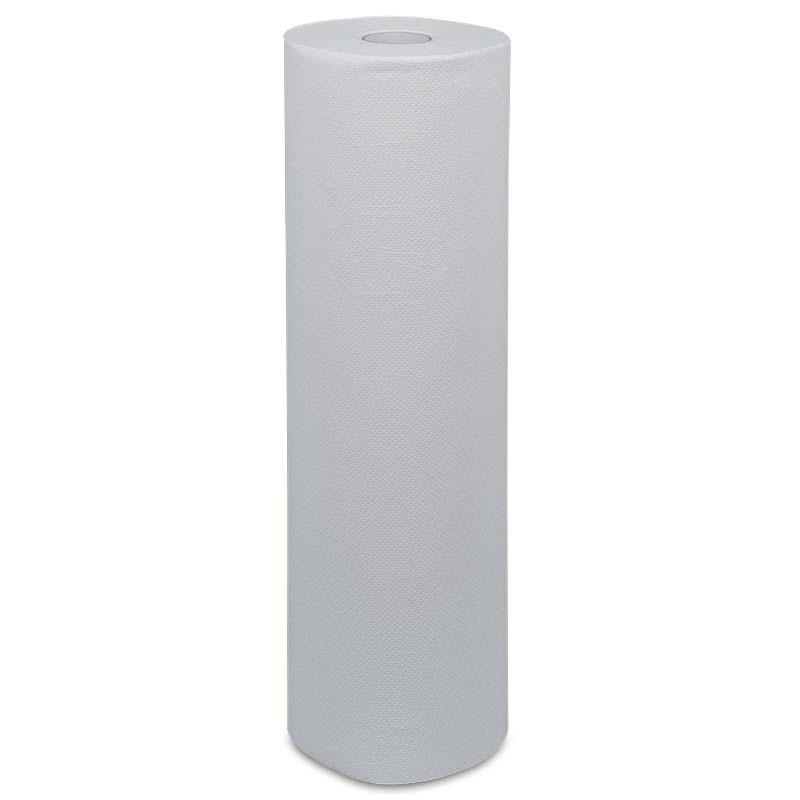 Rouleau de papier tissue médical, blanc, 2 couches, largeur env. 550 mm