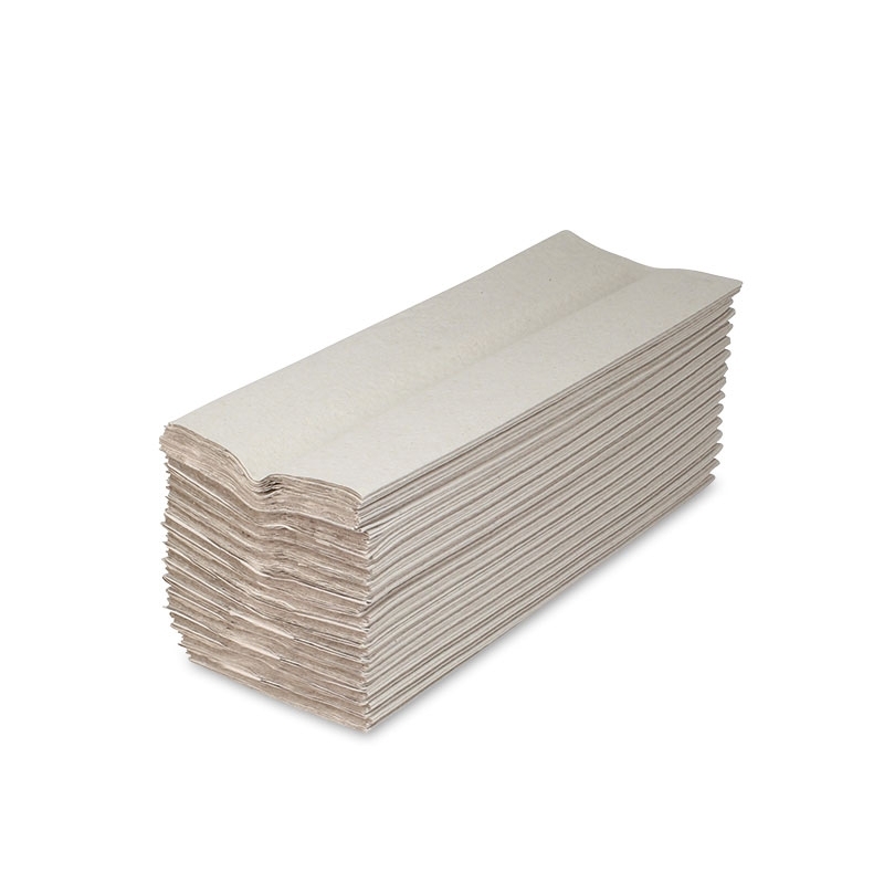 Falthandtuch C-Falz, natur, 1-lagig, ca. 250 x 310 mm