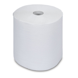 Rouleau d'essuie-mains, blanc brillant, 2 couches, env. 210 mm x 130 m, non perforé
