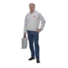 Malerjacke Z15 paint-tex®/tritex® plus, hellgrau, Gr. 4/XL