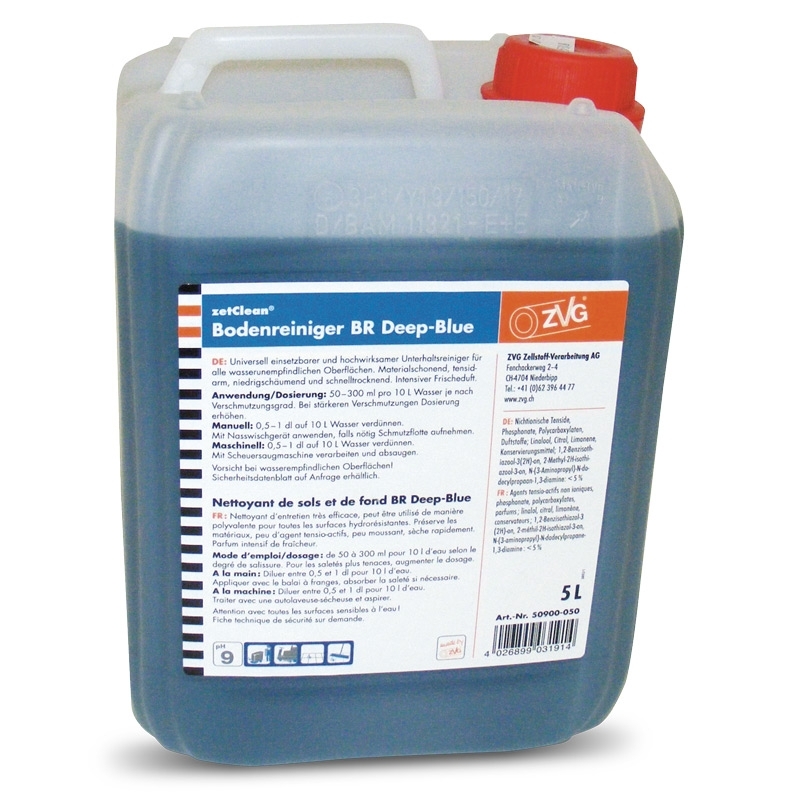 Nettoyant pour sols BR Deep-Blue, 5 l