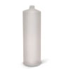 Bouteille cylindrique vide naturelle, 500 ml sans bouchon, filetage 24/410