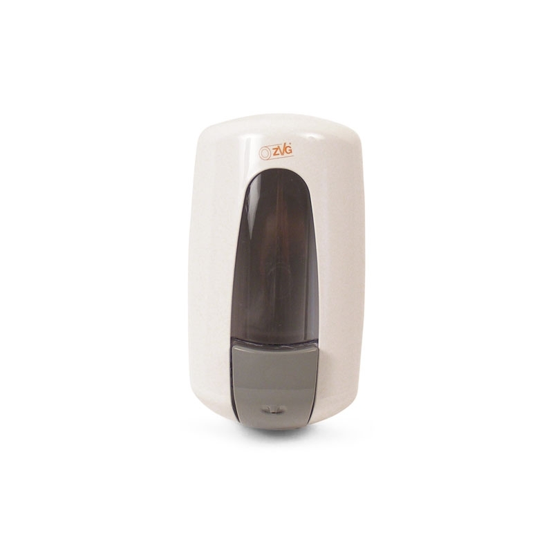 Distributeur de savon, 900 ml, blanc, rechargeable, pour savon liquide