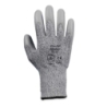 Gants de protection anticoupures PU Safety First niveau 3, gris, taille 9/L