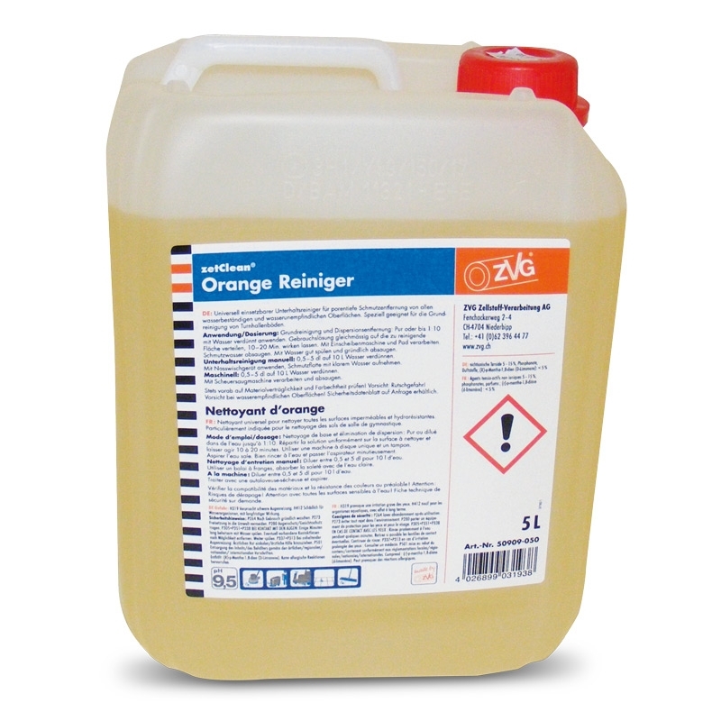 Orange Reiniger, 5 Liter Kanister