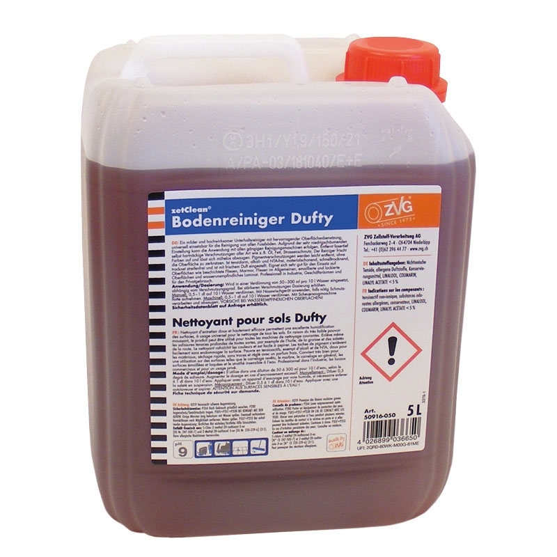 Bodenreiniger Dufty, 5 Liter Kanister