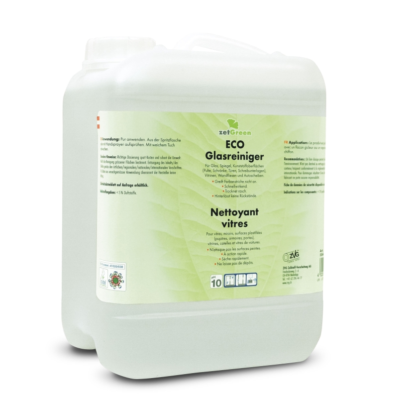 ECO Glasreiniger, 5 Liter Kanister