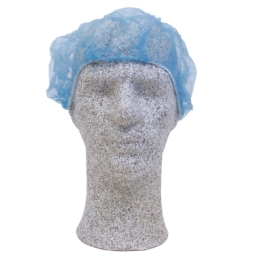 Vlieshaube Universal, blau, 53 cm Durchmesser, 100 Stk.