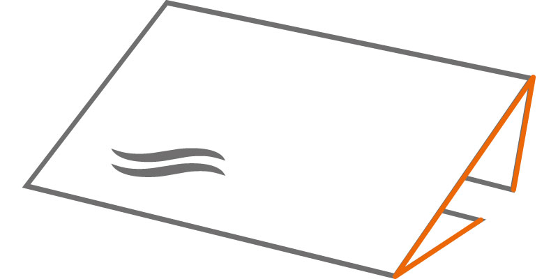 Plié en C, 2 couches